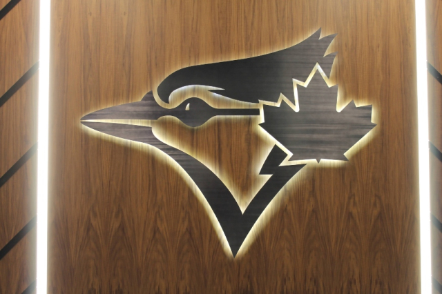 Illuminated Blue Jays Logo